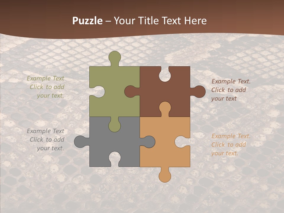 Rough Effect Organism PowerPoint Template