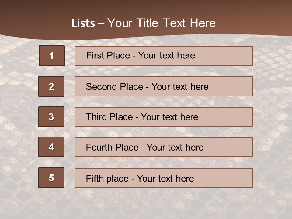 Rough Effect Organism PowerPoint Template