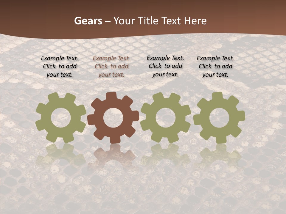 Rough Effect Organism PowerPoint Template