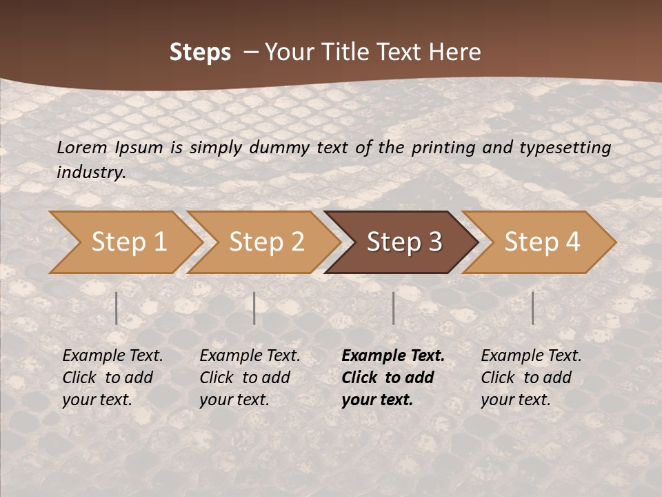 Rough Effect Organism PowerPoint Template