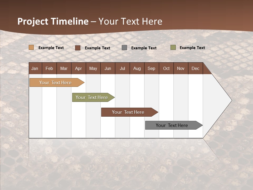Rough Effect Organism PowerPoint Template