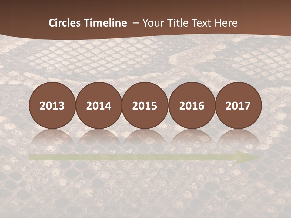 Rough Effect Organism PowerPoint Template