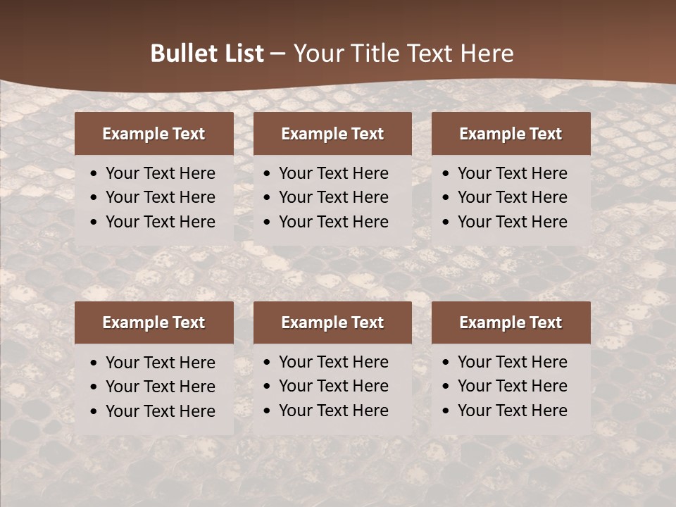 Rough Effect Organism PowerPoint Template