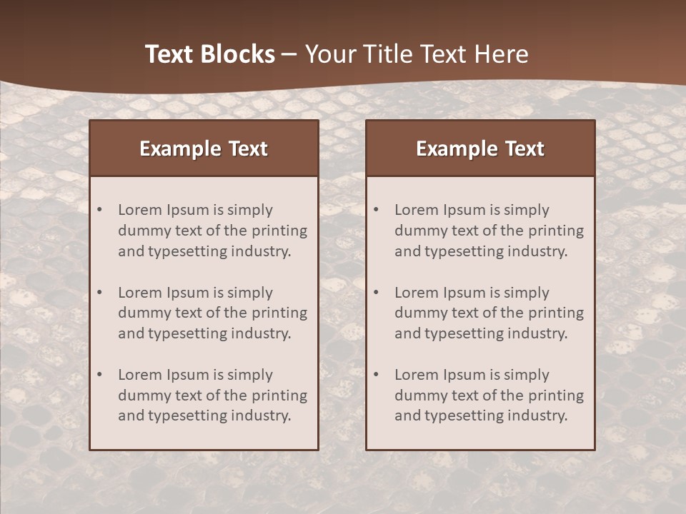 Rough Effect Organism PowerPoint Template
