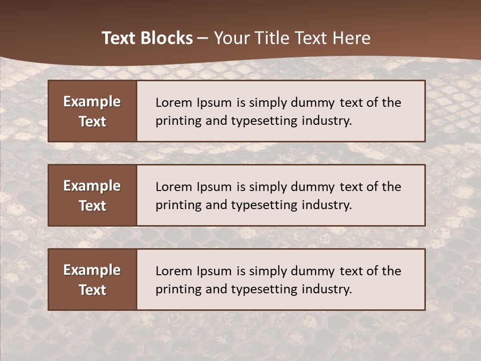 Rough Effect Organism PowerPoint Template