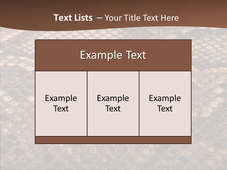 Rough Effect Organism PowerPoint Template