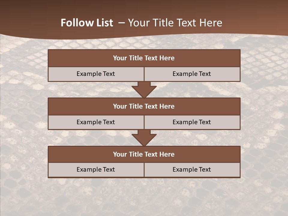 Rough Effect Organism PowerPoint Template