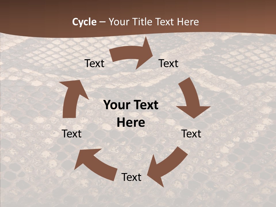 Rough Effect Organism PowerPoint Template
