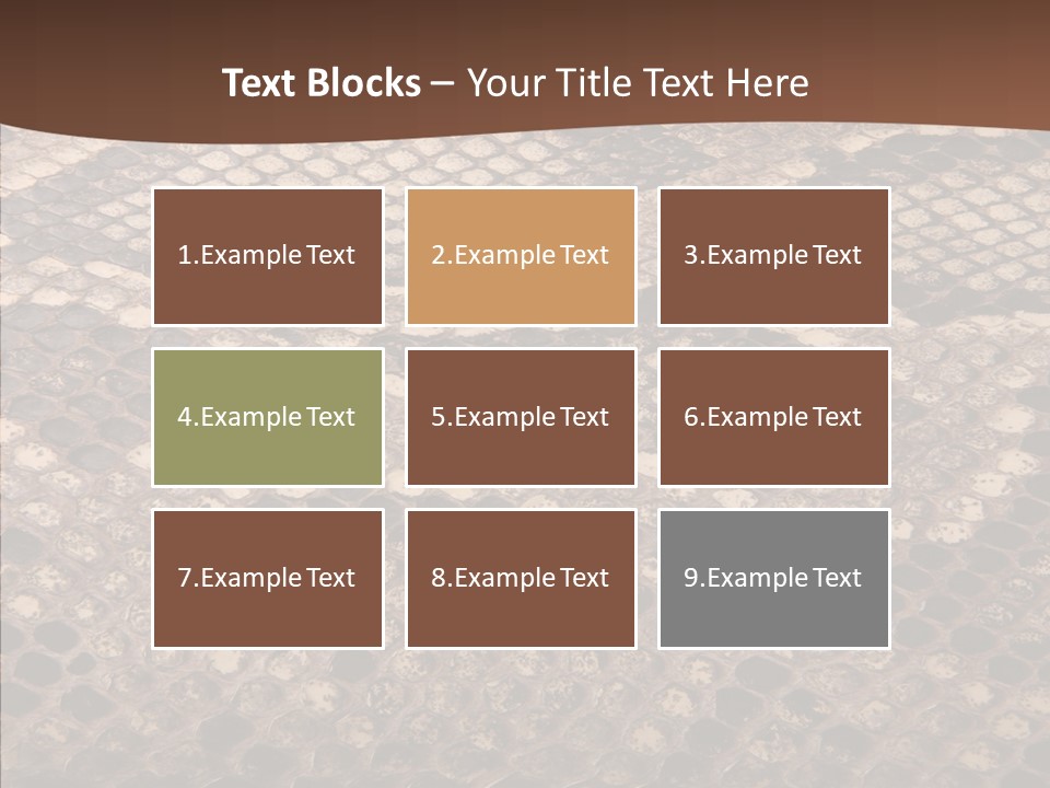 Rough Effect Organism PowerPoint Template