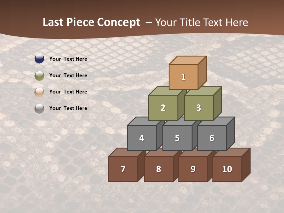 Rough Effect Organism PowerPoint Template
