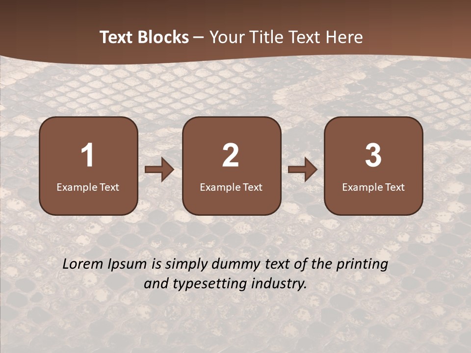 Rough Effect Organism PowerPoint Template