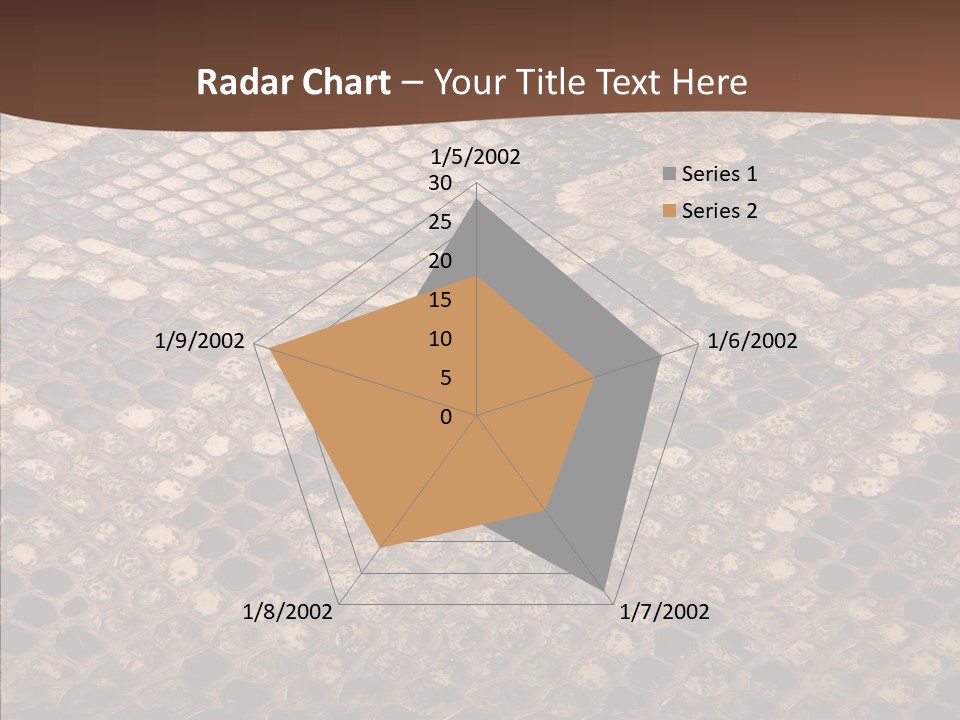 Rough Effect Organism PowerPoint Template
