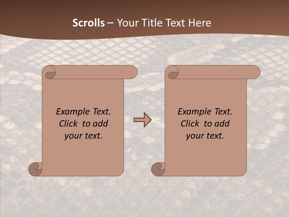 Rough Effect Organism PowerPoint Template