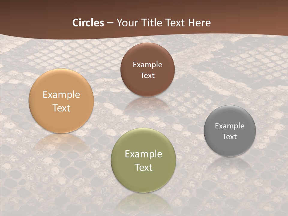 Rough Effect Organism PowerPoint Template