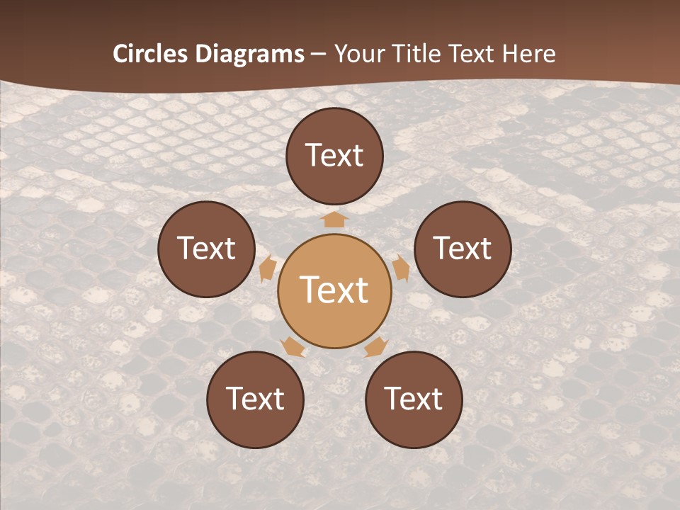 Rough Effect Organism PowerPoint Template