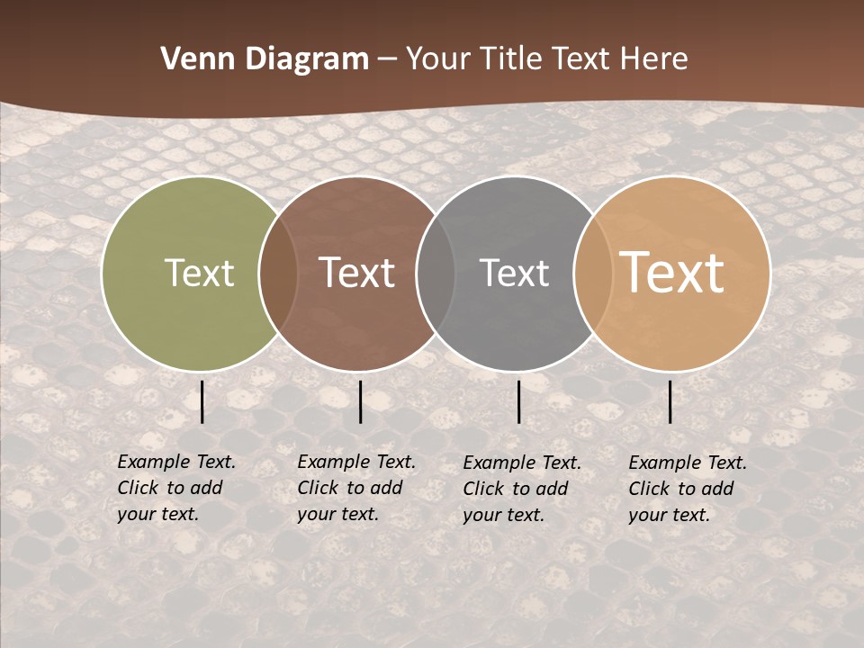 Rough Effect Organism PowerPoint Template