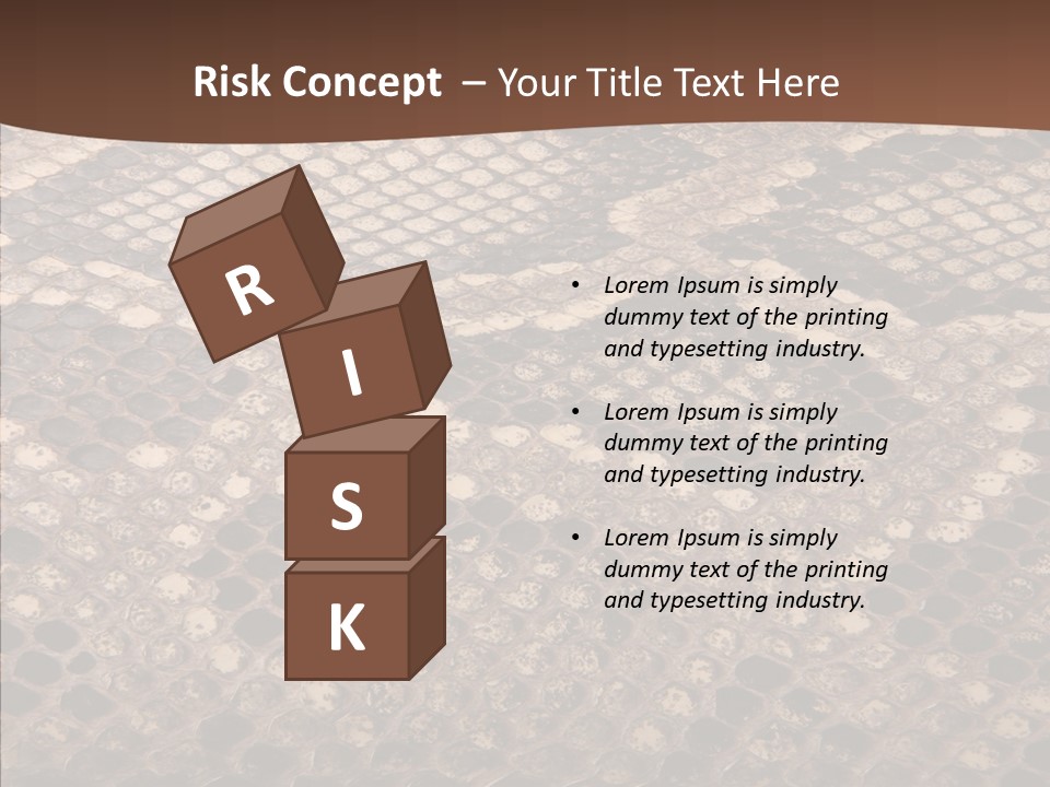 Rough Effect Organism PowerPoint Template