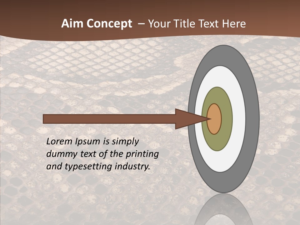 Rough Effect Organism PowerPoint Template