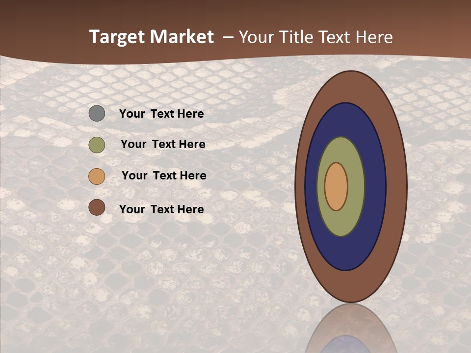 Rough Effect Organism PowerPoint Template