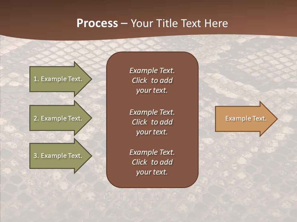 Rough Effect Organism PowerPoint Template