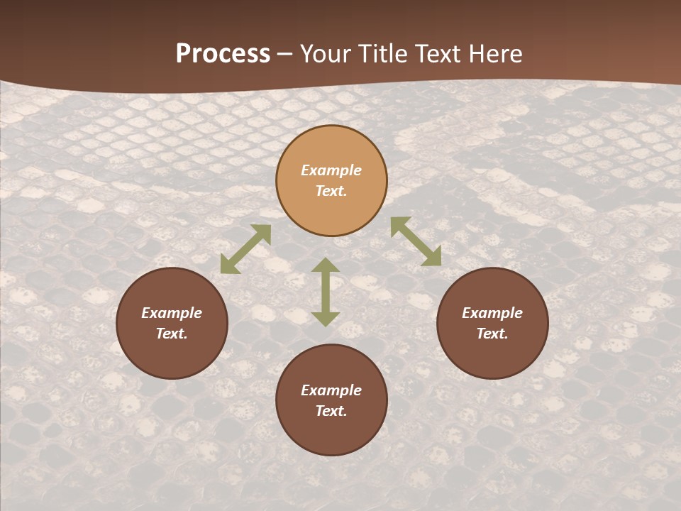 Rough Effect Organism PowerPoint Template