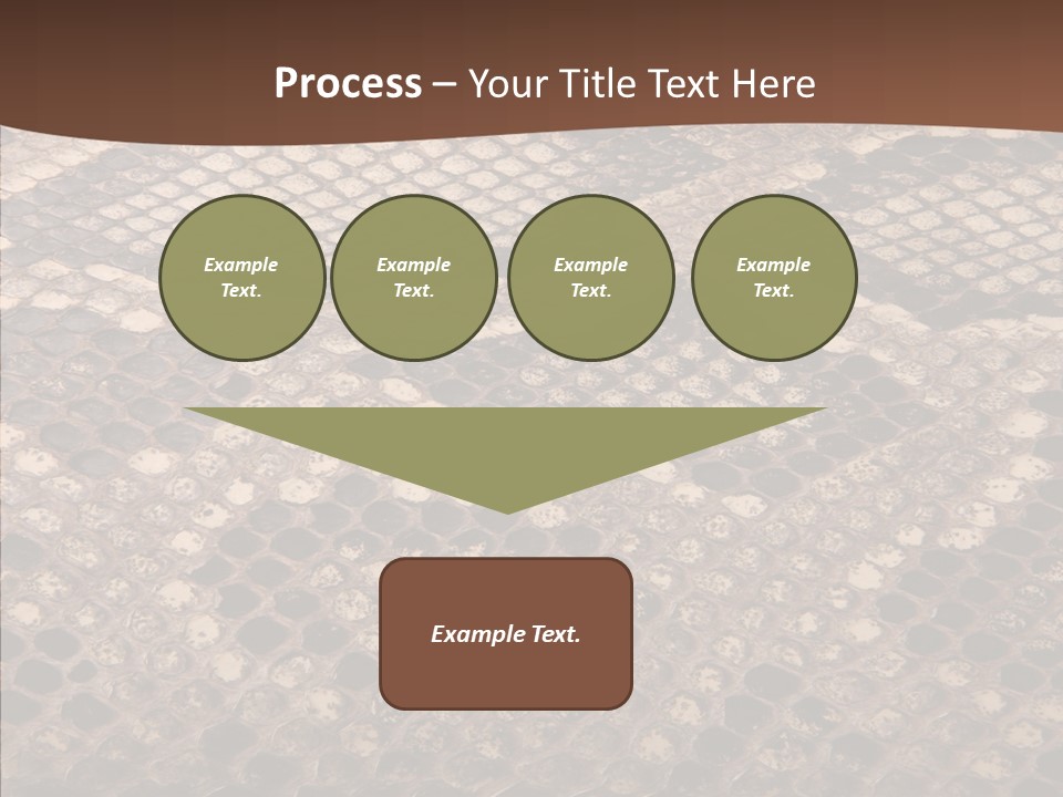 Rough Effect Organism PowerPoint Template