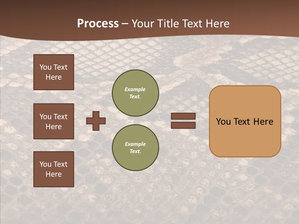 Rough Effect Organism PowerPoint Template