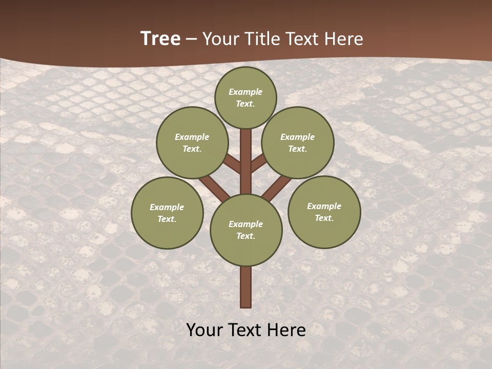 Rough Effect Organism PowerPoint Template