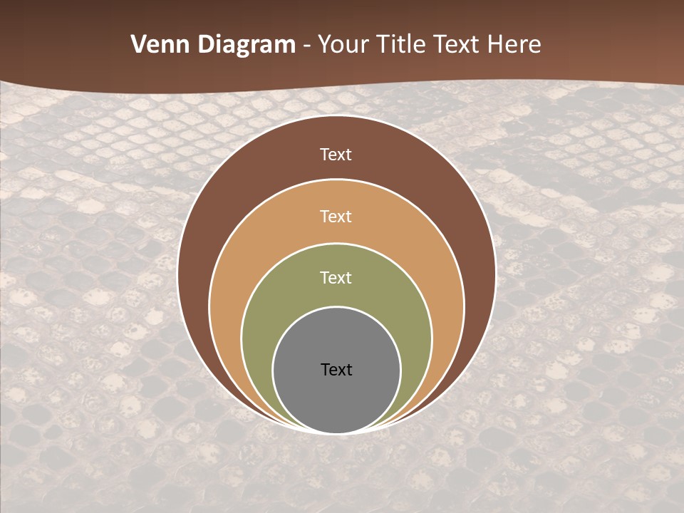 Rough Effect Organism PowerPoint Template