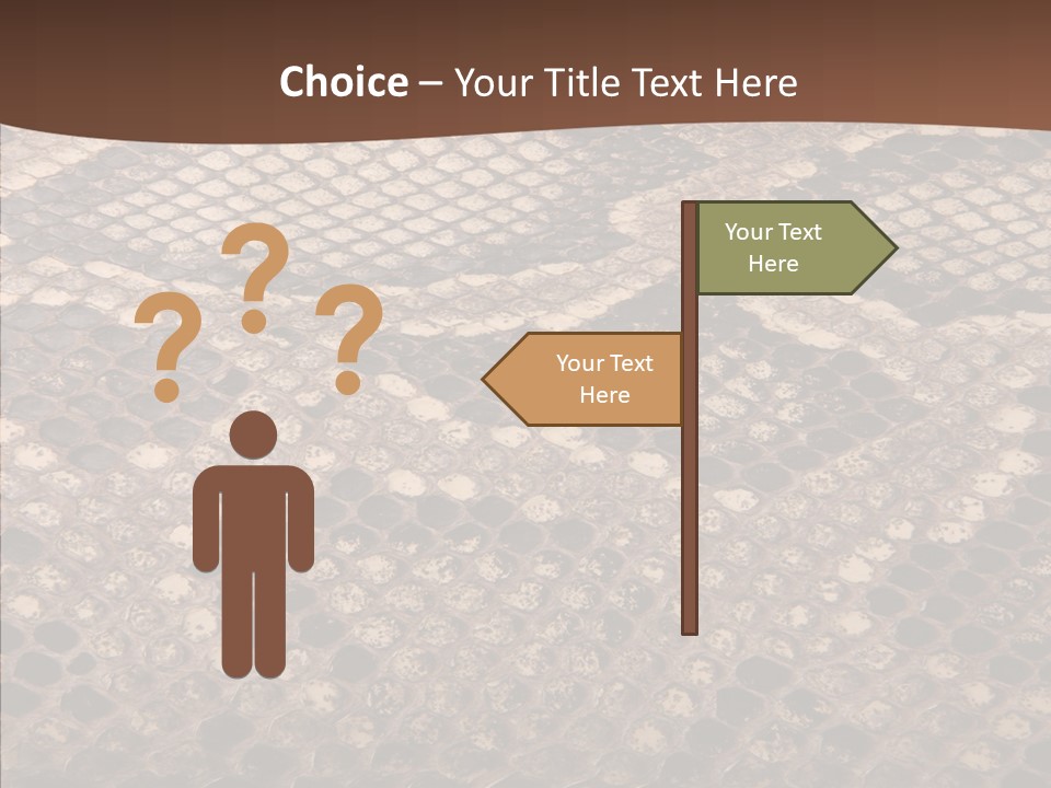 Rough Effect Organism PowerPoint Template