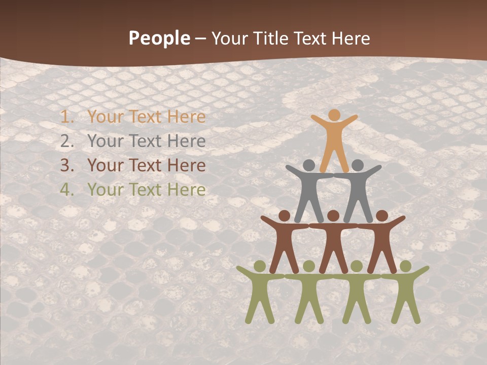 Rough Effect Organism PowerPoint Template