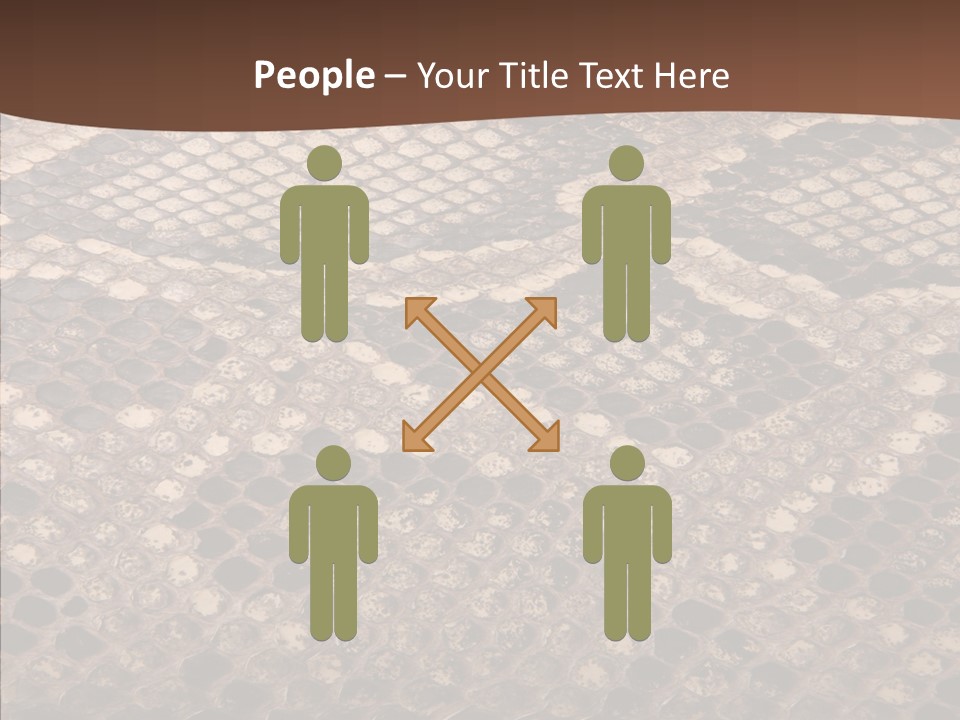 Rough Effect Organism PowerPoint Template