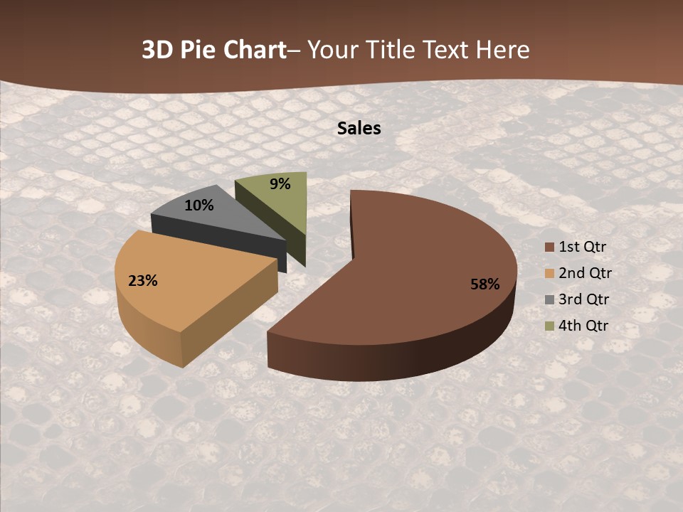 Rough Effect Organism PowerPoint Template