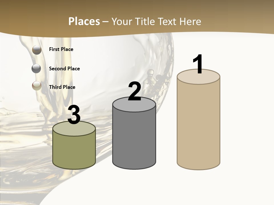 Snifter Close Up Drink PowerPoint Template