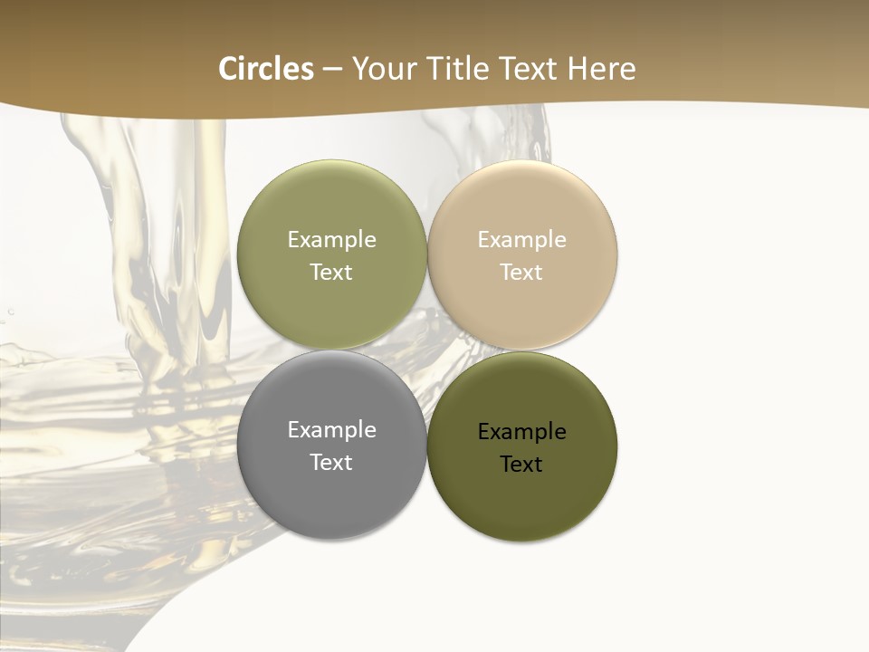 Snifter Close Up Drink PowerPoint Template