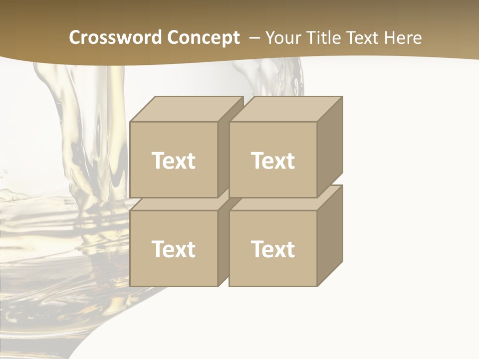 Snifter Close Up Drink PowerPoint Template