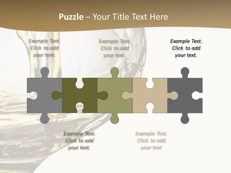 Snifter Close Up Drink PowerPoint Template