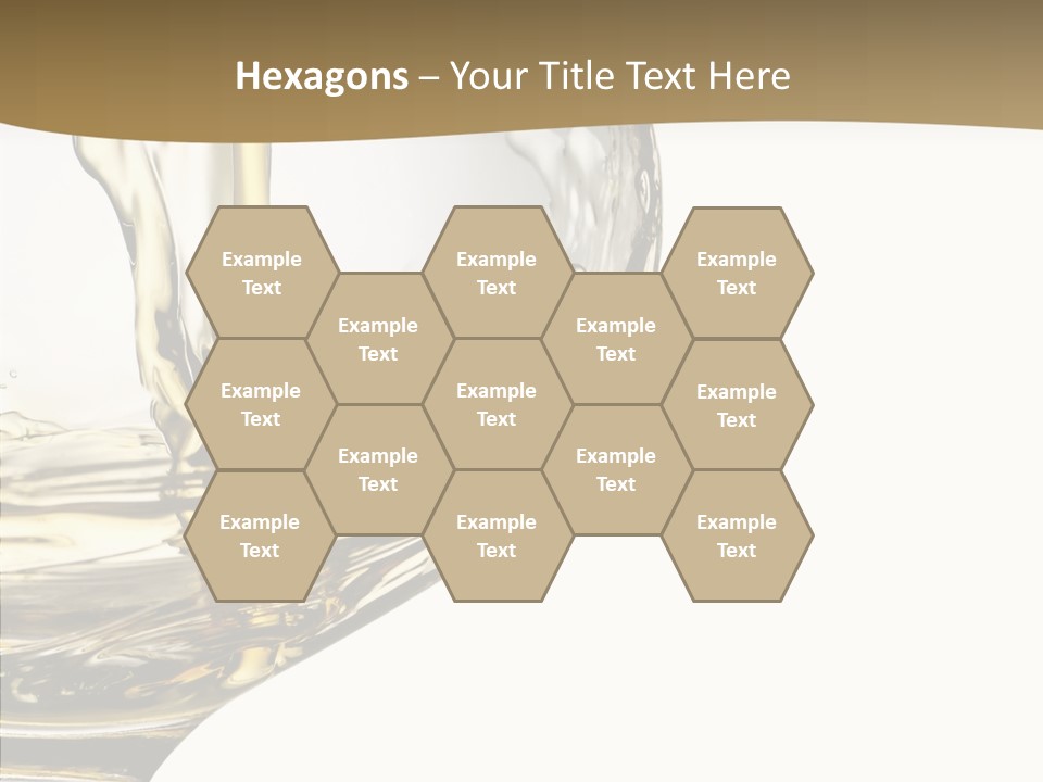 Snifter Close Up Drink PowerPoint Template