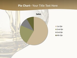 Snifter Close Up Drink PowerPoint Template