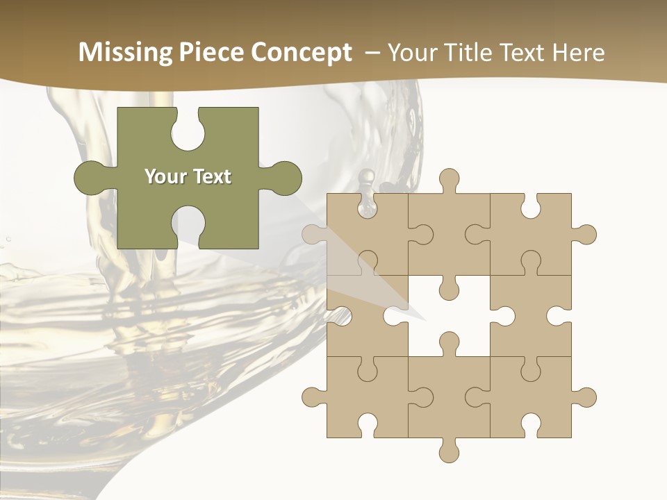 Snifter Close Up Drink PowerPoint Template