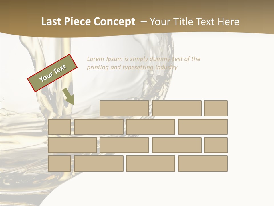 Snifter Close Up Drink PowerPoint Template