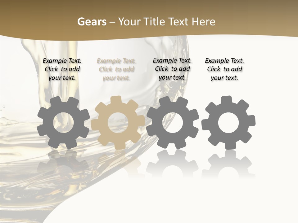 Snifter Close Up Drink PowerPoint Template