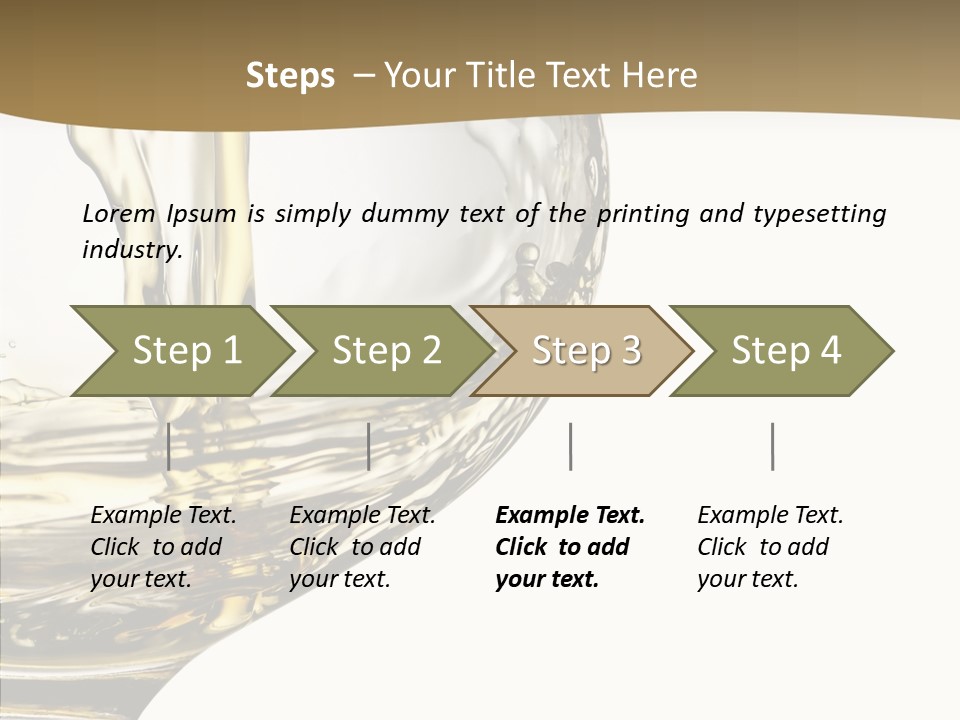Snifter Close Up Drink PowerPoint Template