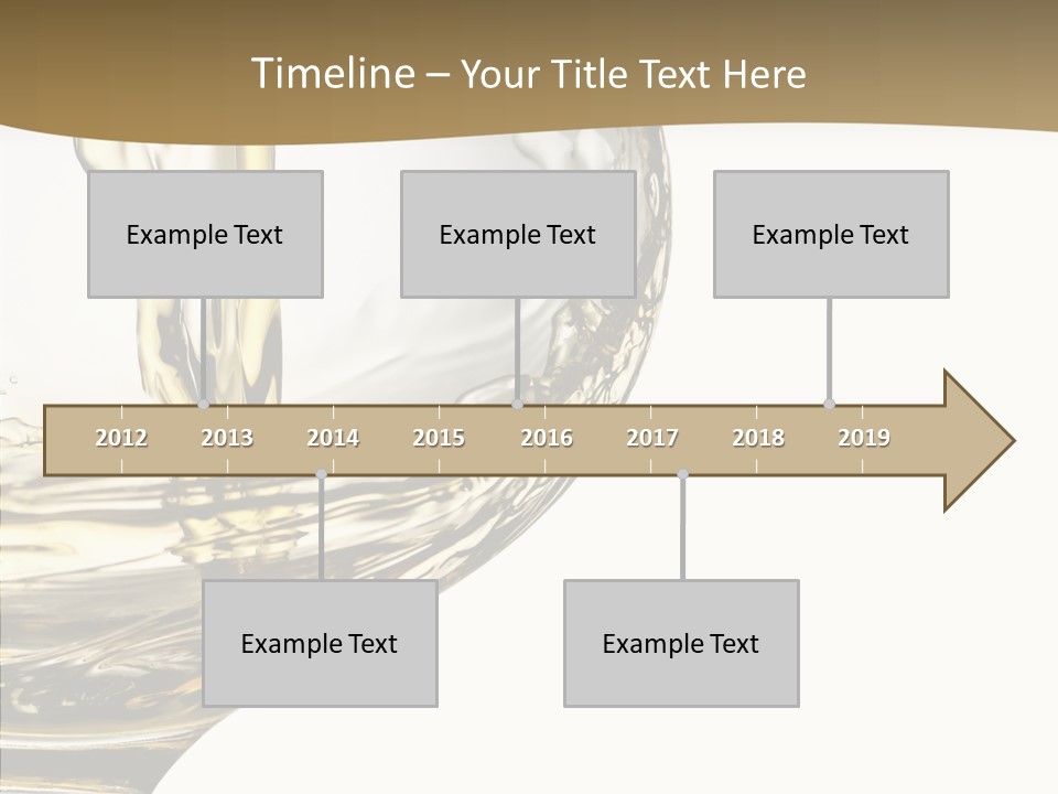 Snifter Close Up Drink PowerPoint Template