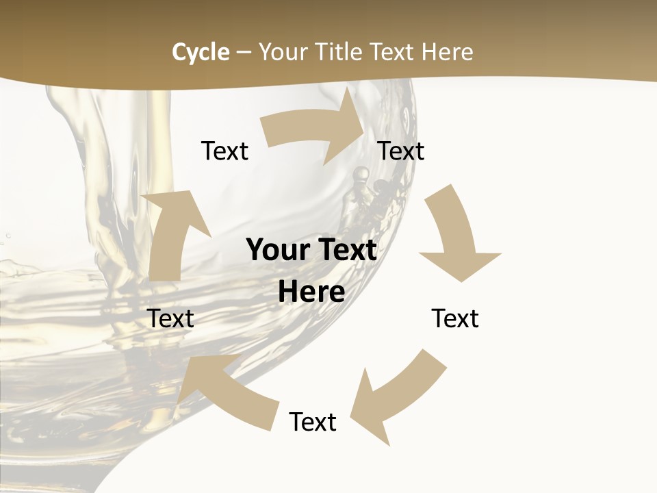 Snifter Close Up Drink PowerPoint Template