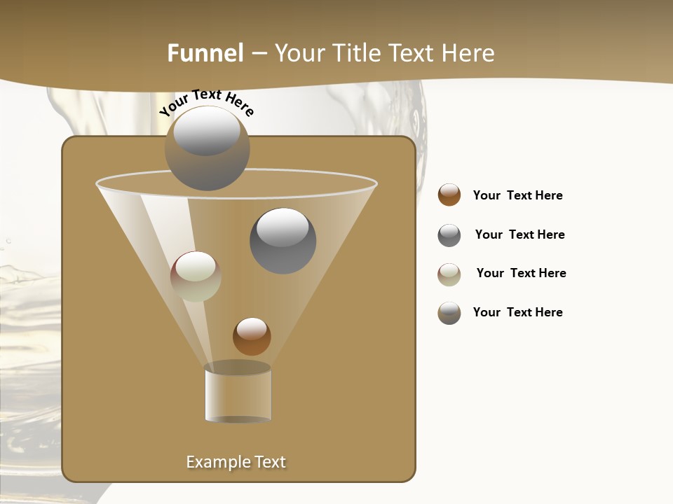 Snifter Close Up Drink PowerPoint Template