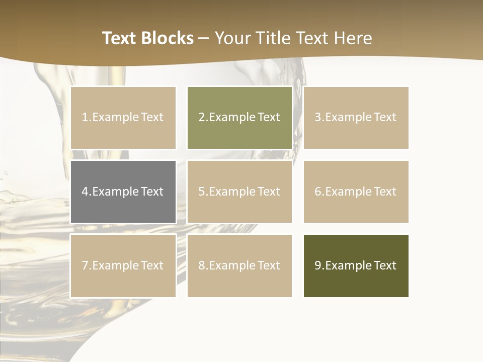 Snifter Close Up Drink PowerPoint Template