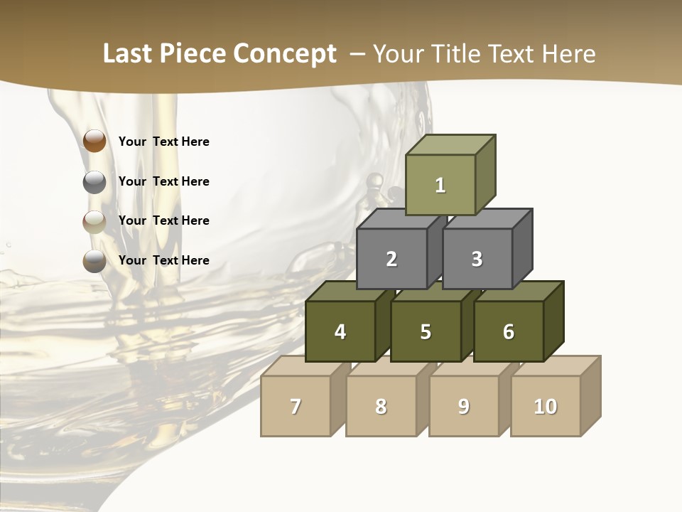 Snifter Close Up Drink PowerPoint Template