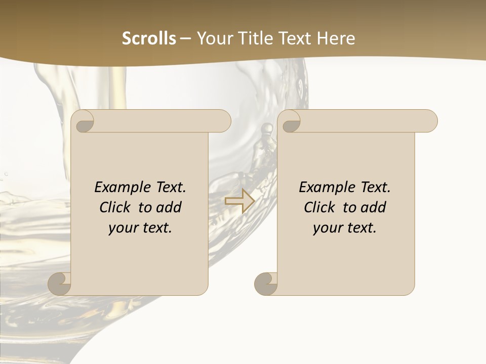 Snifter Close Up Drink PowerPoint Template