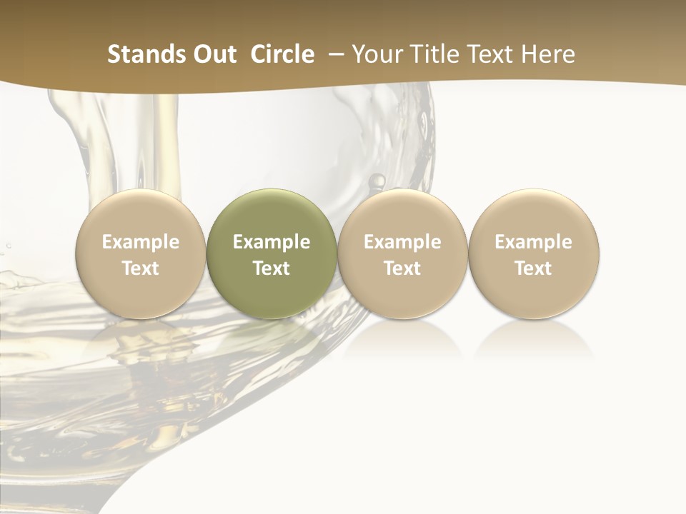 Snifter Close Up Drink PowerPoint Template